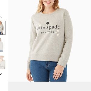 KATE SPADE crewneck sweatshirt, NWT, graphic